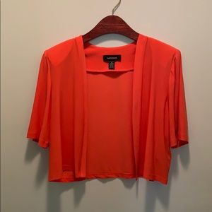 Coral 16 Cropped Shrug